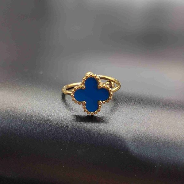 

designer jewelry luxury classic 4/four leaf clover charm van kaleidoscope for girl women classic cleef diamond butterfly plated rose gold lu, Silver