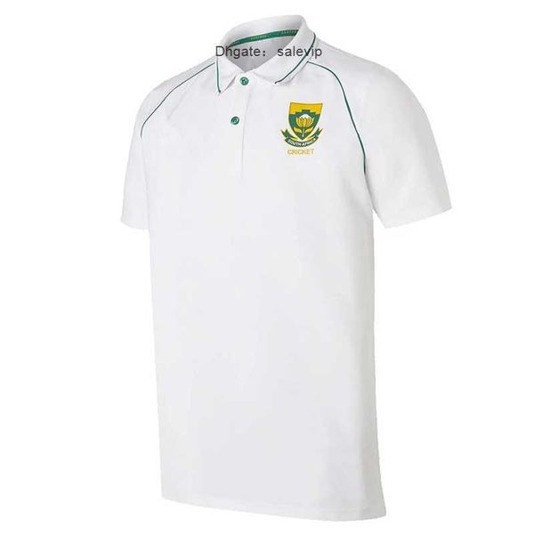 

2022 south africa proteas home polo cricket jersey size s--xl-xxl--5xl, White;black