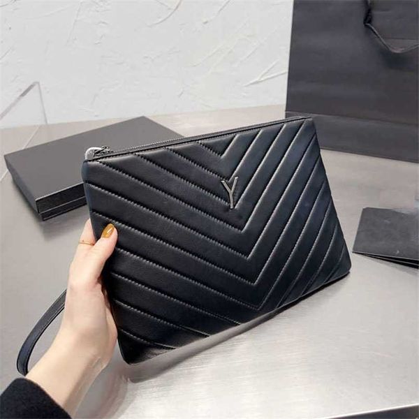 

clutch wallet bags wallets designer handbags women messenger leather luxury stripes crossbody female black purse 221220