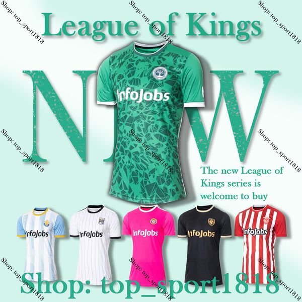 

new 2023 2024 ultimate mostoles porcinos fc soccer jerseys ubon gio ferinu ronaldinho chicharito g. cichero 23 24 sevens kings league footba, Black