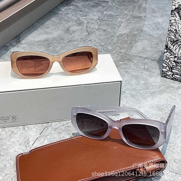 

spring and summer 23 xiaoxiang jelly red blogger wide legs fashionable atmosphere sunglasses women's advanced fashion trendy, Black