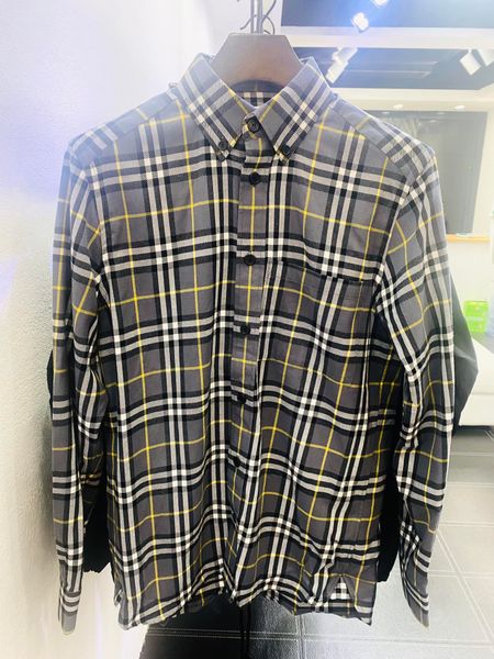 

2023 summer new great mens designer beautiful luxury shirts - us size shirts - mens designer button long sleeve shirts, White;black
