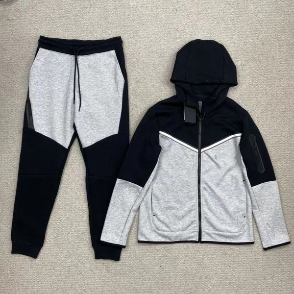 

designer men's and women's wool pants sports suit casual warm street sports hooded., Black;brown