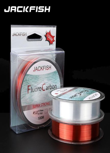 

sports fishingfishing s jackfish 100m fluorocarbon 5 30lb super strong brand leader clear fly fishing pesca3164608