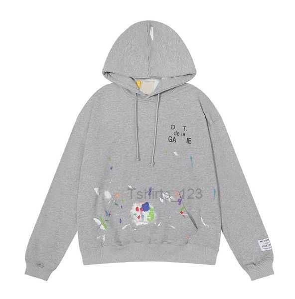 

popular 2023 designer men's hoodie perforated loose hooded sweatshirt for men women's autumn winter casual sweatshirt fashion desi, Black