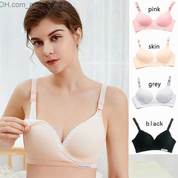 

maternity intimates 3 pieces of nursing clothing cotton breast enhancement bra suitable for pregnant women pregnant women pregnant soutien z, White