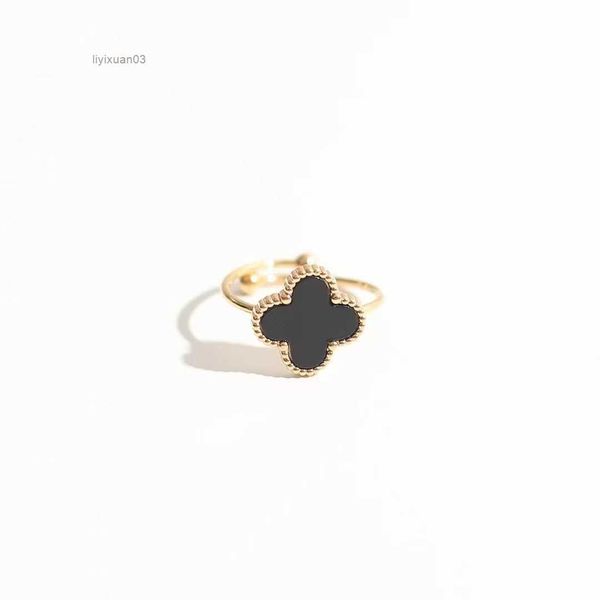 

designer jewelry luxury classic 4/four leaf clover charm van kaleidoscope for girl women classic cleef diamond butterfly plated rose gold lu, Silver