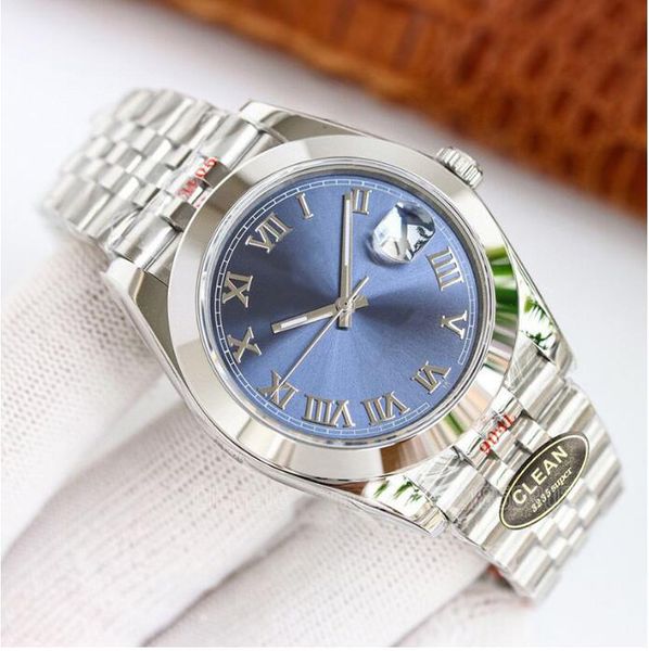

vintage watch clasic man watchs mens luxury watches wristwatch sapphire movement 3235 cleanfactory perfectwatch 41mm jubilee strap, Slivery;brown