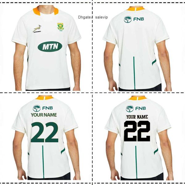 

2022 south africa away rugby jersey shirt 2022/23 south africa home rugby training jersey size s-m--xl-xxl-3xl-4xl-5xl, White;black