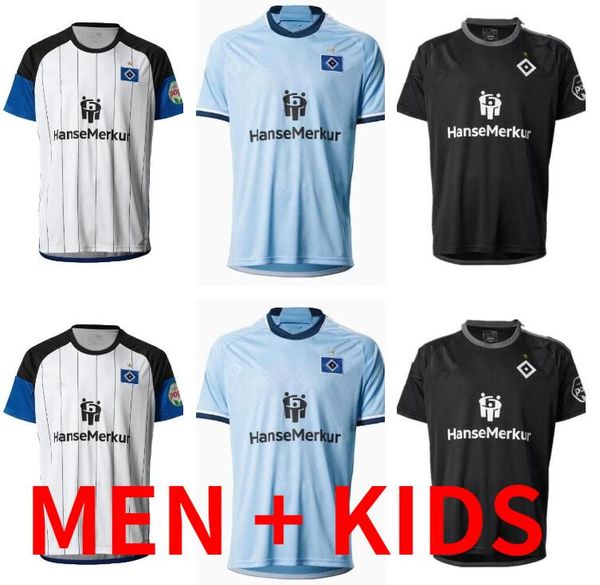 

23 24 hamburger sv soccer jerseys vagnoman onana leibold reis kittel glatzel dudziak 23 2024 hsv men kids kit football shirts uniforms, Black;yellow