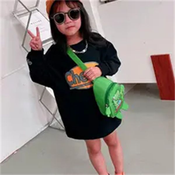 

toddler sling bag cute dinosaur patter toddler chest sling bag waterproofstrap backpack for kids beach outgoing a4, Black