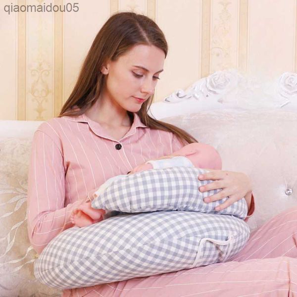 

comfortable side-lying nursing pillow for breastfeeding with baby colored cotton maternity side-lying nursing pillow l230712
