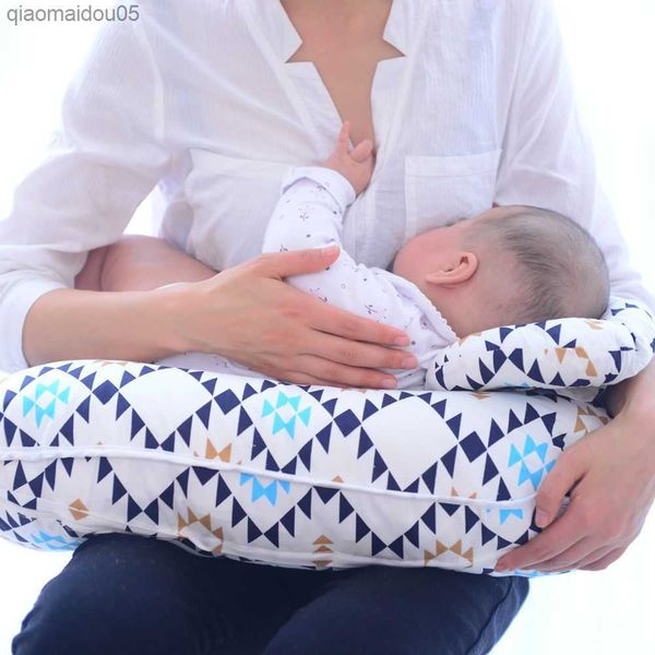 

newborn baby nursing pillows maternity baby u-shaped breastfeeding pillow infant cotton feeding waist cushion baby care l230712