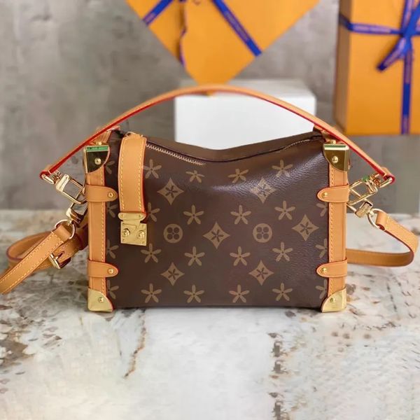 

womens stuff sacks trunk box clutch luggage bag m46358 designer shopping bags m21741 genuine leather cross body hobo shoulder bag totes men