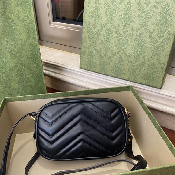 

designer camera bag 18cm mini shoulder bag 10a chain bags genuine leather crossbody bags with box g016