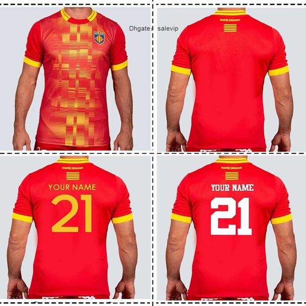 

2021 perpignan home rugby jersey shirt 2021/22 perpignan home rugby training jersey size s---5xlji2e, White;black