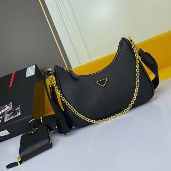 

designer fashion bag real leather shoulder bags women handbags with small purse