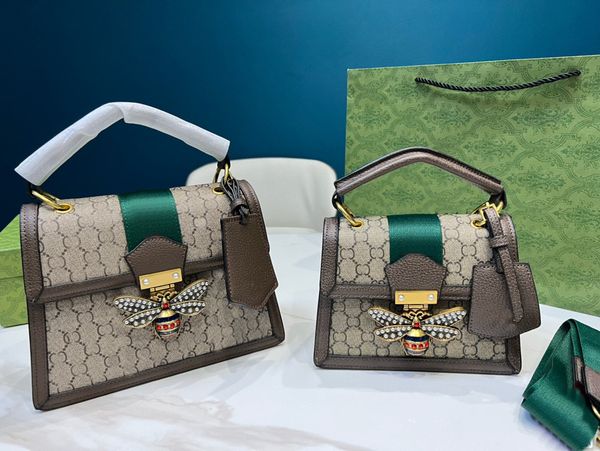 

2024 luxurys designers shoulder bags leather handbags girl large purses women cross body metallic lady bee clutch crossbody tote bees bag ha