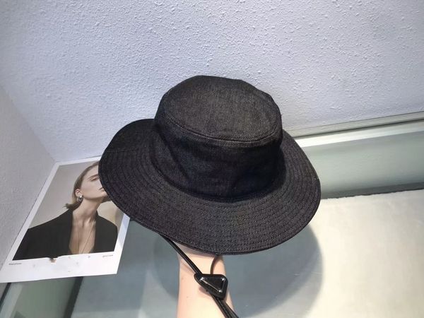 

hat designer bucket hats fitted beanies women hats crystal baker buckets cap printed casual woma cotton protection fashion, Blue;gray