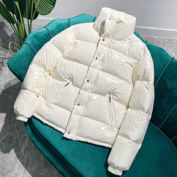 

winter designer jacket lady puffer coat short thickened white goose downs filled cardigan fashion down jackets women down puffers jacket, Black