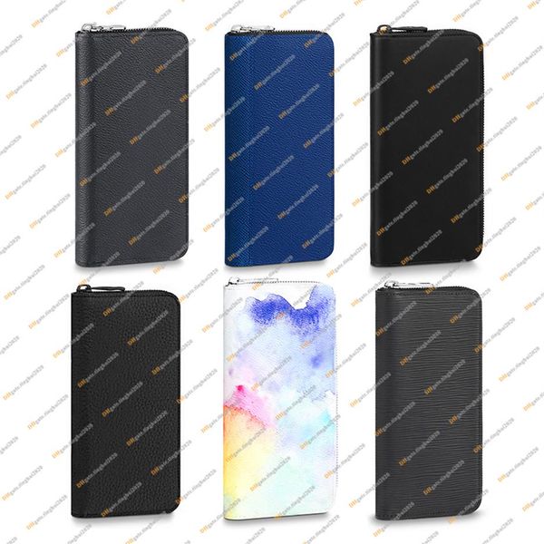 

fashion casual designer luxury zipper vertical wallet key pouch credit card holder coin purse 5a m62295 m8233q, Red;black