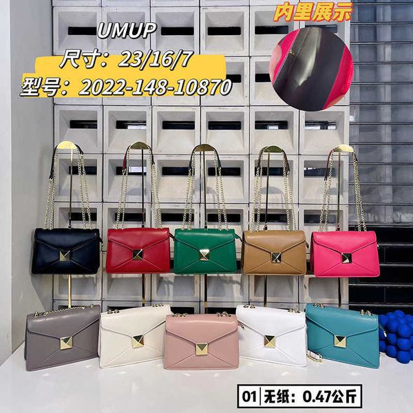 

designer bag for woman bags ladies2023 new velatninio women's bag tofu cute one shoulder fashion simple chain cross versatile double