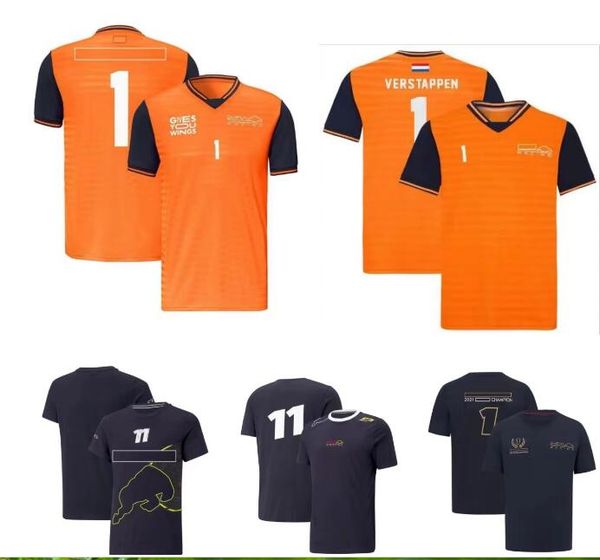 

new f1 race car body shirts summer short-sleeved shirts same style customized