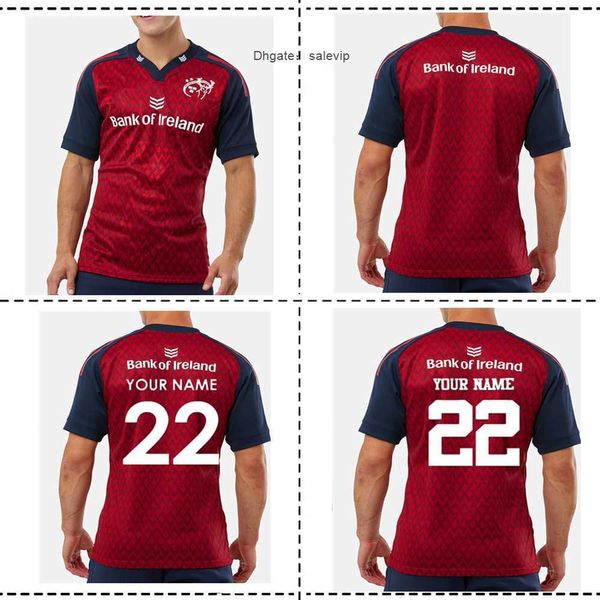 

2023 munster rugby training jersey size s-m--xl-xxl-3xl-4xl-5xlwykd, White;black