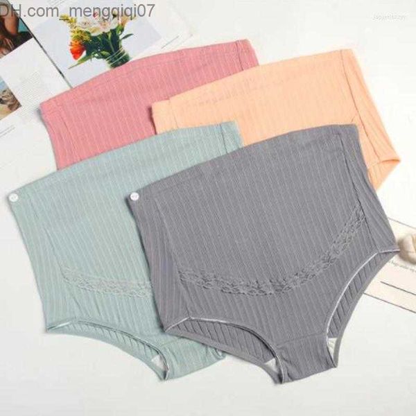 

maternity intimates women's panties 3xl 4xl 5xl cotton maternity with lace high waist adjustable belly briefs clothes for pregnant wome, White