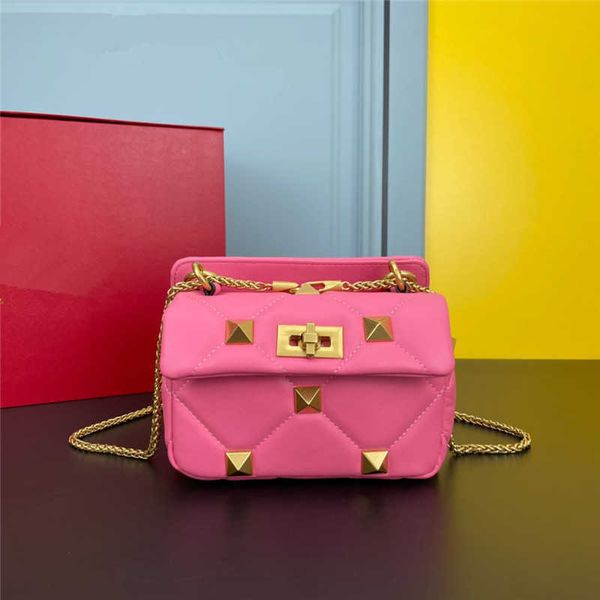 

style velatninio designer bag for woman bags ladiesstar fashion versatile leather large rivet diamond grid chain portable flap small square
