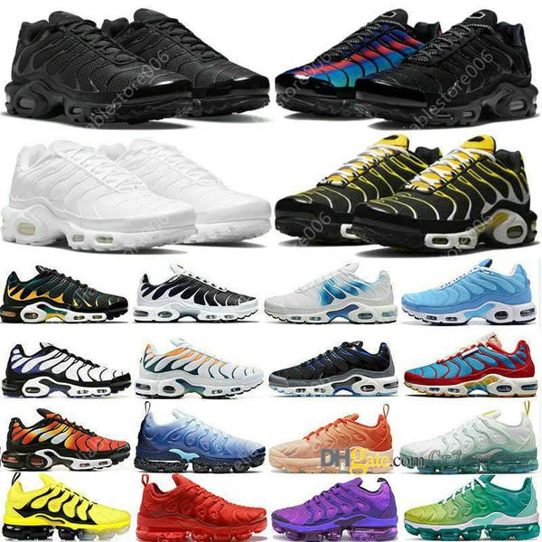 

shoes 2023 wholesale tn tns plus terrascape running men women unity black white university blue grape gold bullet hyper sky blue fury jade m