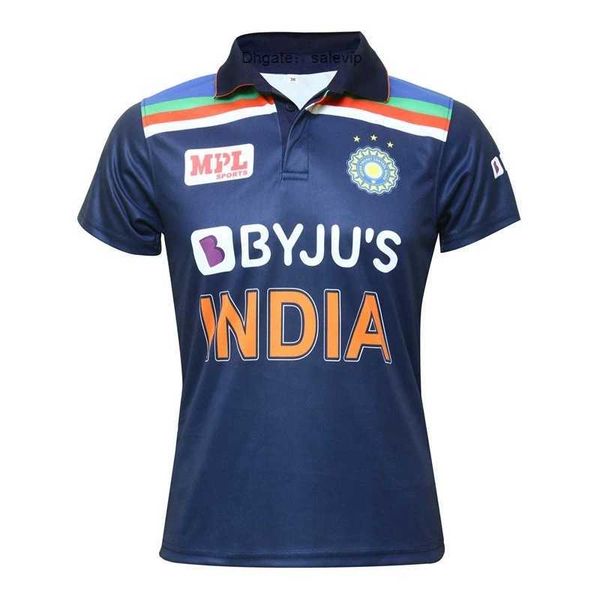 

2021 india home/away rugby india cricket jersey size s--5xl, White;black