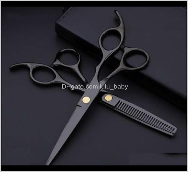 

costway professional 440 steel 6 inch black set cutting barber salon haircut thinning shears hairdressing fe2xt bthyb9543433