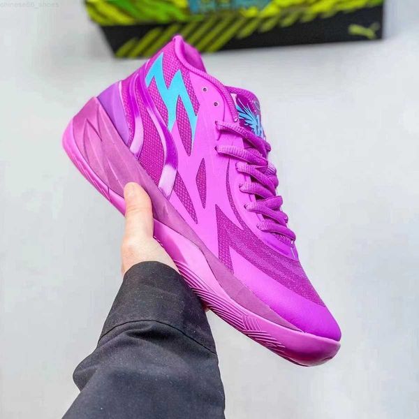 

lamelo mens ball mb 2.0 basketball shoes purple rick green and blue morty roty slime jade phenom red black gold elektro sneakers tennis with