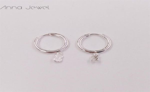 

bear jewelry 925 sterling silver girls to us dangling boho earrings for women charms set wedding party birthday gift earring luxu2645774