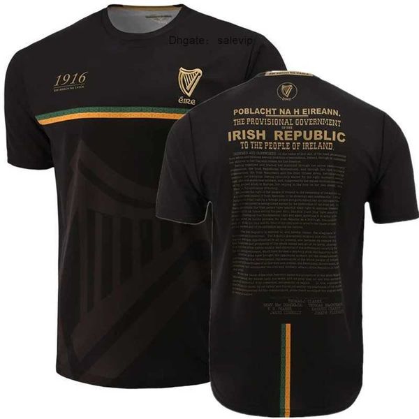 

new 1916 commemoration jersey black tyrone 2021/22 ireland louth wicklow galway monaghan home rugby jersey size s--5xla6ra, White;black