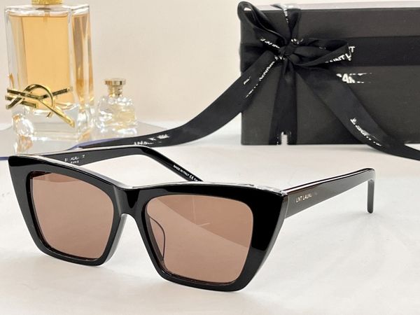 

slll 276 cat eye sunglasses for women designer sunglasses men's and women's fashion uv400 fashionable classic retro luxury brand e, White;black