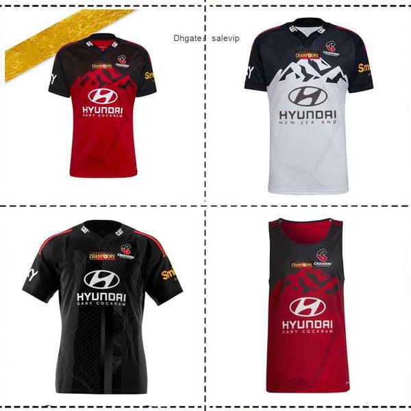 

2022 crusaders champions jersey celebrate the 2022 super rugby pacific champions training jersey size s--5xl9c2n, White;black