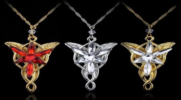 

the lord necklace of arwen evenstar pendent movie jewelry crystal twilight star pendent necklace torque gift for women bijoux acce9959016, Silver