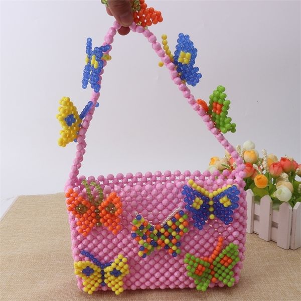 

evening bags butterfly pattern green women portable bag beaded acrylic fashion hand simple handheld wave mujer summer beach customized 23072