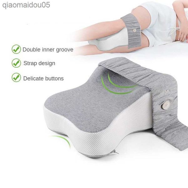 

orthopedic slow rebound memory cotton clamp leg pillow maternity foot pillow strap adjustable side sleeping knee leg pillow l230712