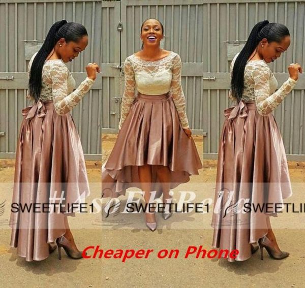 

real image pretty lace elastic satin a line party prom dresses 2020 african nigerian turkish long sleeves pageant gowns1841768, Black