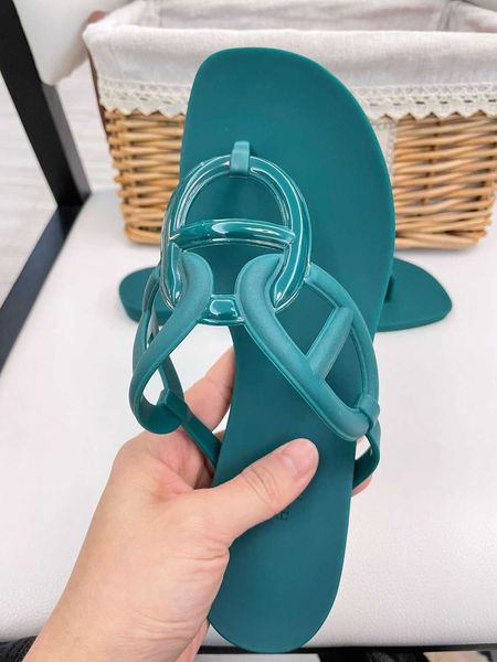 

new arrive designer women h egerie slipper luxury lady egerie flat sandalssummer beach flip casual shoes perfect gift heek