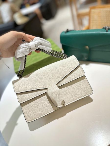 

2023 new versatile leather chain wine god bag single shoulder crossbody small square bag