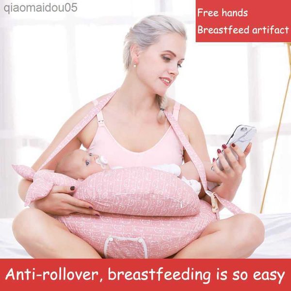 

multifunction nursing pillow baby maternity breastfeeding pillow adjustable pregnant woman waist cushion layered washable cover