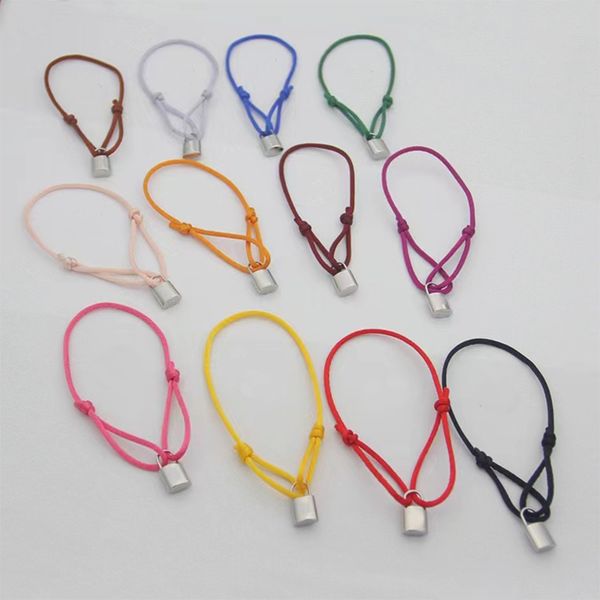 

luxury brand designer bracelet for women fashion couples colorful lock head v bracelet 316l titanium steel charm bracelet gift, Golden;silver