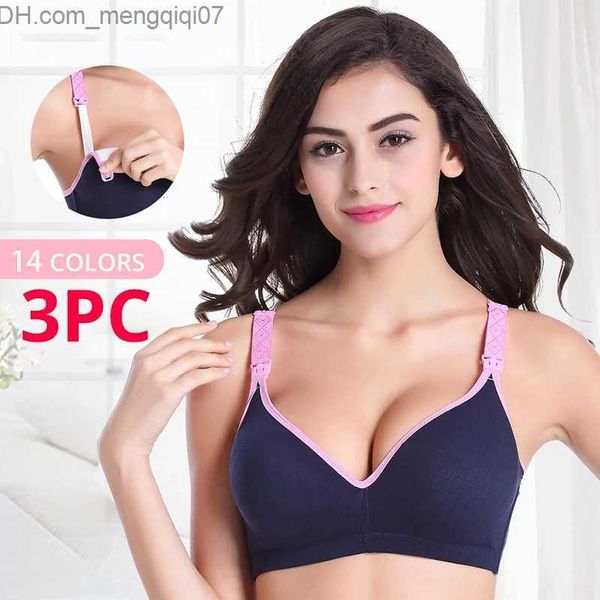 

maternity intimates maternity intimates 3 pcs maternity nursing bras breastfeeding pregnant women cotton sleep underwear pregnancy bra z2308, White