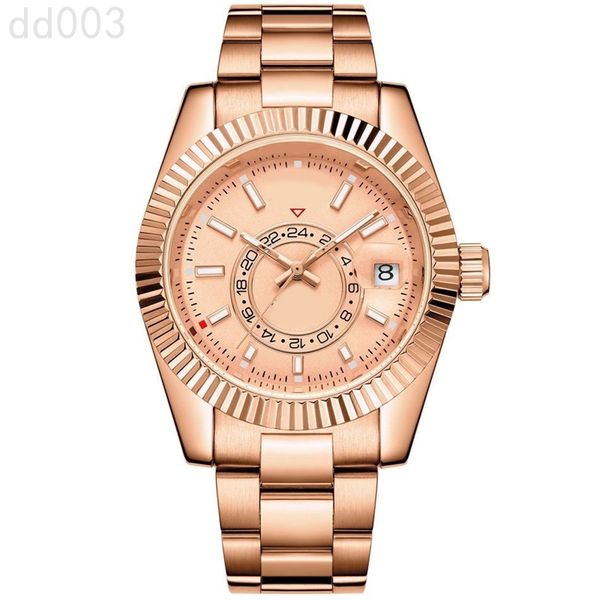 

multicolor fashion watch womens designer watch sky dweller 326934 calendar orologio sapphire stainless strap 41mm fashion vintage watch for, Slivery;brown