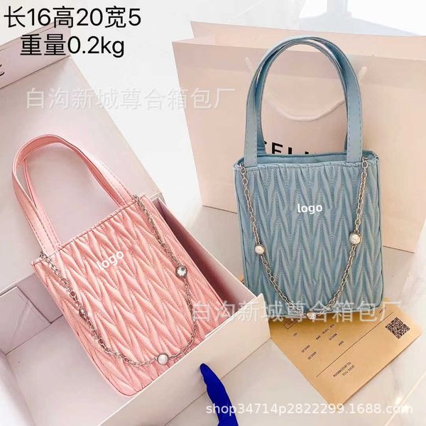

designer bags fashion pleated chain bag candy color fashion women's bag small handbag miu tote bag 7300