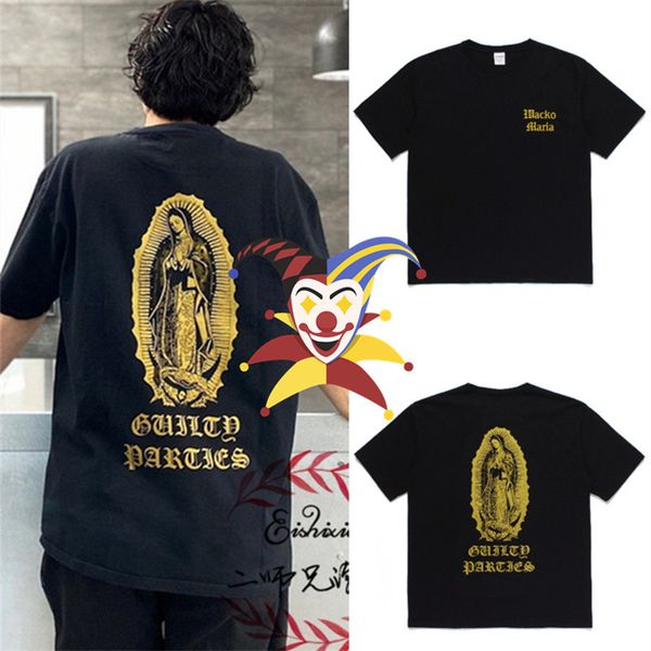 

mens tshirts wacko maria tshirt classic wacko maria tee short sleeve mens clothing 230729, White;black